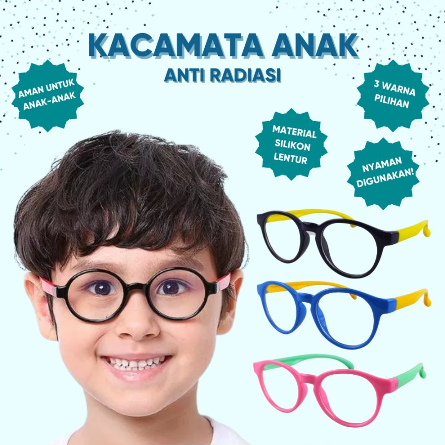 Rekomendasi Kacamata Anak Nyaman Dan Anti Radiasi